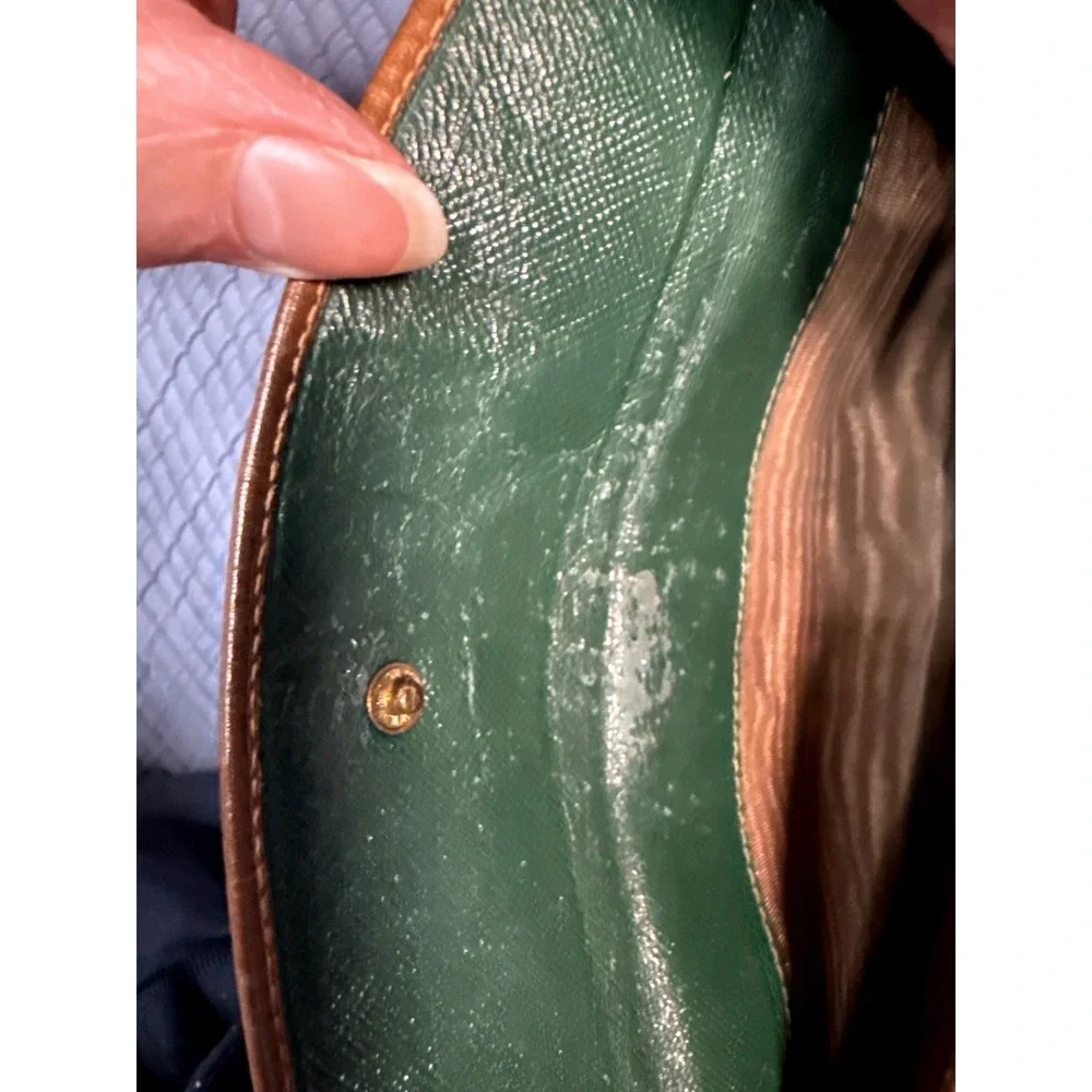 Vintage Gucci Micro GG Monogram Canvas Continental Wallet Brown Leather  Italy - Picture 10 of 12